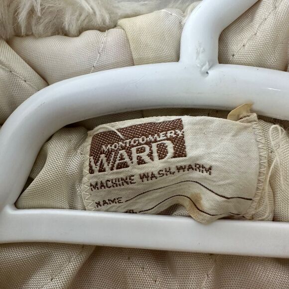 Vintage 60s Montgomery Ward‎ Baby One Piece Christmas Holiday Santa Hood Red - Picture 3 of 16